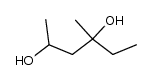 4-methyl-hexane-2,4-diol Structure