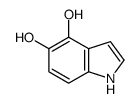 1H-indole-4,5-diol结构式