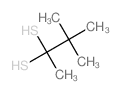 3,3-dimethylbutane-2,2-dithiol结构式