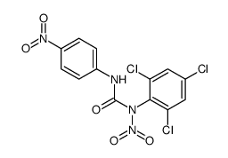 1-nitro-3-(4-nitrophenyl)-1-(2,4,6-trichlorophenyl)urea Structure
