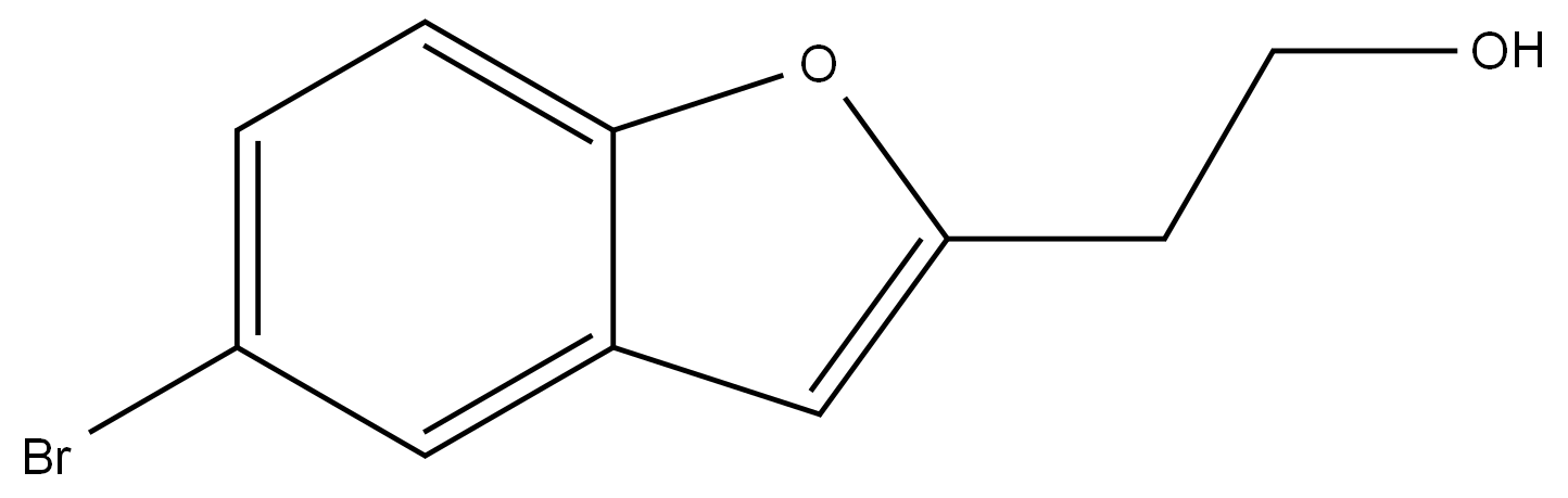 2-(5-Bromo-1-benzofuran-2-yl)ethan-1-ol Structure