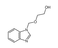 1-[(2-hydroxyethoxy)methyl]benzimidazole Structure