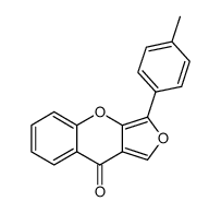 3-(p-tolyl)-9H-furo[3,4-b]chromen-9-one结构式