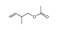 2-methyl-3-buten-1-yl acetate Structure