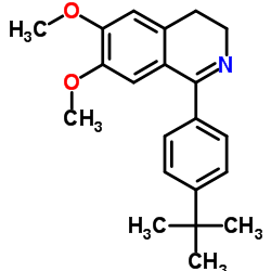 1-(4-tert-butylphenyl)-6,7-dimethoxy-3,4-dihydroisoquinoline结构式