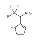 2,2,2-trifluoro-1-(1H-pyrrol-2-yl)ethanamine结构式