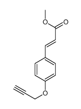 methyl 3-(4-prop-2-ynoxyphenyl)prop-2-enoate结构式