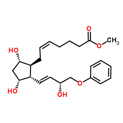 16-phenoxy tetranor Prostaglandin F2α methyl ester structure