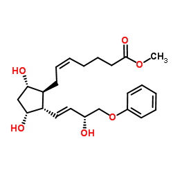 16-phenoxy tetranor Prostaglandin F2α methyl ester Structure