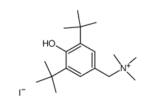 3,5-Di-tert-butyl-4-hydroxybenzyltrimethylammonium iodide结构式