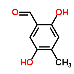 2,5-Dihydroxy-4-methylbenzaldehyde Structure