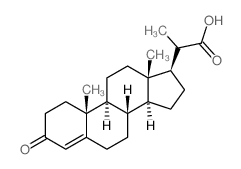 2-[(8S,9S,10R,13R,14S,17R)-10,13-dimethyl-3-oxo-1,2,6,7,8,9,11,12,14,15,16,17-dodecahydrocyclopenta[a]phenanthren-17-yl]propanoic acid picture