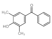 (4-hydroxy-3,5-dimethyl-phenyl)-phenyl-methanone结构式