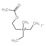 Ethanaminium, 2- (acetyloxy)-N,N-diethyl-N-methyl-, iodide picture