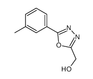 [5-(3-Methylphenyl)-1,3,4-oxadiazol-2-yl]methanol Structure
