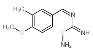 4-((((Aminothio)(imino)methyl)imino)methyl)-2-methyl-1-(methylthio)benzene Structure