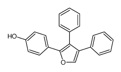 4-(3,4-diphenylfuran-2-yl)phenol结构式
