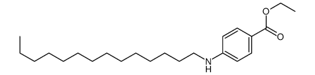 ethyl 4-(tetradecylamino)benzoate结构式