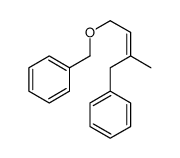 (3-methyl-4-phenylbut-2-enoxy)methylbenzene Structure