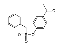 (4-acetylphenyl) phenylmethanesulfonate Structure