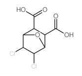 5,6-dichloro-7-oxabicyclo[2.2.1]heptane-2,3-dicarboxylic acid Structure