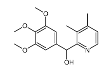 (3,4-dimethylpyridin-2-yl)-(3,4,5-trimethoxyphenyl)methanol结构式