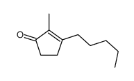 2-methyl-3-pentylcyclopent-2-en-1-one结构式
