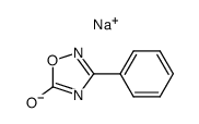 sodium salt of 3-phenyl-5-hydroxy-1,2,4-oxadiazole Structure