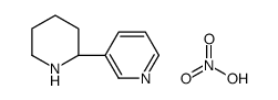 nitric acid,3-[(2S)-piperidin-2-yl]pyridine Structure