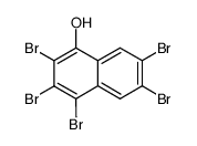 2,3,4,6,7-pentabromo-[1]naphthol Structure