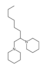 1-(1-piperidin-1-yloctan-2-yl)piperidine Structure