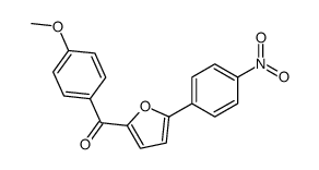 (4-methoxyphenyl)-[5-(4-nitrophenyl)furan-2-yl]methanone结构式
