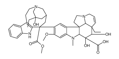 4-O-Deacetylvinblastine-3-oic acid Structure