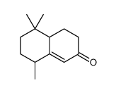 5,5,8-trimethyl-3,4,4a,6,7,8-hexahydronaphthalen-2-one Structure