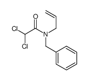 N-benzyl-2,2-dichloro-N-prop-2-enylacetamide Structure