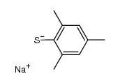 Sodium 2,4,6-trimethylbenzenethiolate结构式
