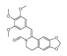 6-formyl-5-((Z)-3,4,5-trimethoxy-benzylidene)-5,6,7,8-tetrahydro-[1,3]dioxolo[4,5-g]isoquinoline结构式