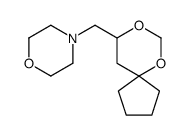 4-(6,8-dioxaspiro[4.5]decan-9-ylmethyl)morpholine结构式