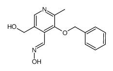 3-benzyloxy-5-hydroxymethyl-2-methyl-pyridine-4-carbaldehyde-oxime Structure