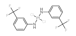 dichloroplatinum; [3-(trifluoromethyl)phenyl]azanide Structure