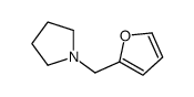 1-(furan-2-ylmethyl)pyrrolidine Structure