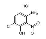 2-chloro-5-amino-6-nitro phenol hydrochloride结构式