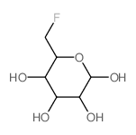 6-(fluoromethyl)oxane-2,3,4,5-tetrol结构式