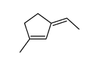 3-Ethylidene-1-methyl-1-cyclopentene结构式