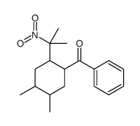 [4,5-dimethyl-2-(2-nitropropan-2-yl)cyclohexyl]-phenylmethanone结构式