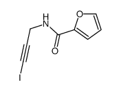 N-(3-iodoprop-2-ynyl)furan-2-carboxamide结构式