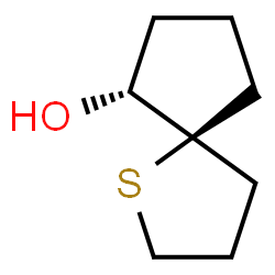 1-Thiaspiro[4.4]nonan-6-ol, (5S,6R)- (9CI)结构式