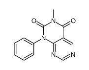 3-methyl-1-phenylpyrimido[4,5-d]pyrimidine-2,4-dione结构式
