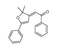 2-(2,2-dimethyl-5-phenylfuran-3-ylidene)-1-phenylethanone结构式