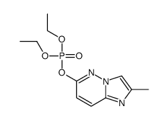 diethyl (2-methylimidazo[1,2-b]pyridazin-6-yl) phosphate Structure